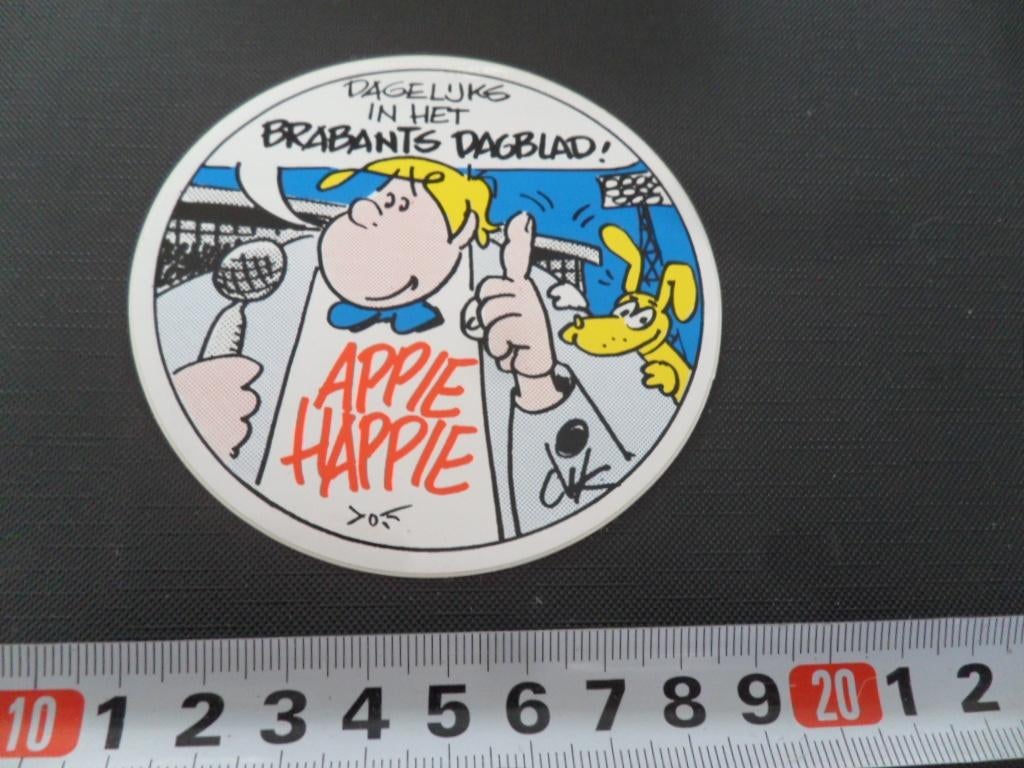 sticker strip dik bruynesteyn appie happie brabants dagblad*, Verzamelen, Ophalen, Zo goed als nieuw