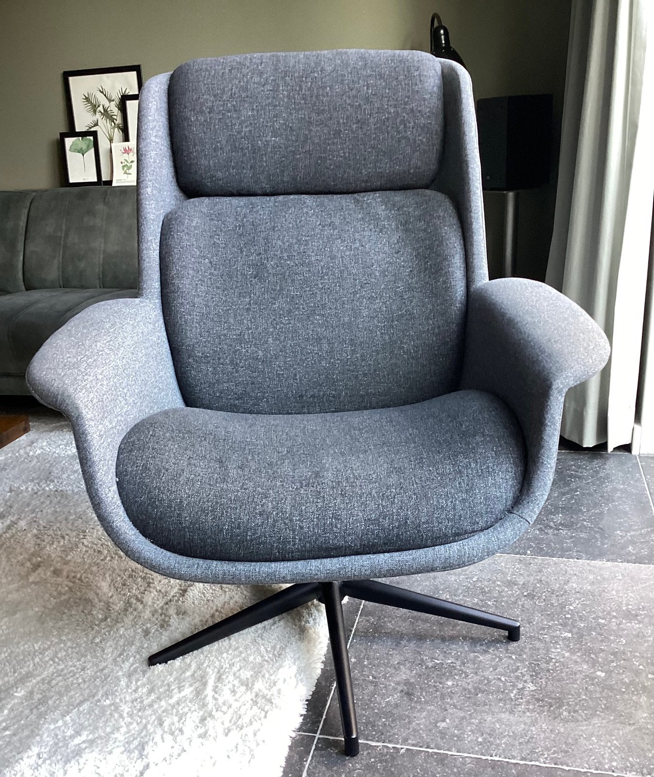 Ikea Aleby draaifateuil, Ophalen, 75 tot 100 cm, Zo goed als nieuw, 75 tot 100 cm
