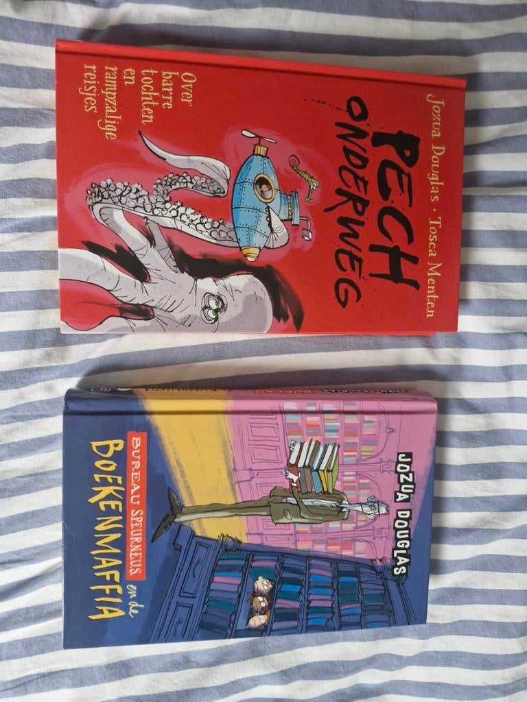 Kinderboeken: Pech Onderweg & Bureau Speurneus, Boeken, Ophalen of Verzenden, Zo goed als nieuw, Jozua Douglas, Tosca Menten, Fictie algemeen