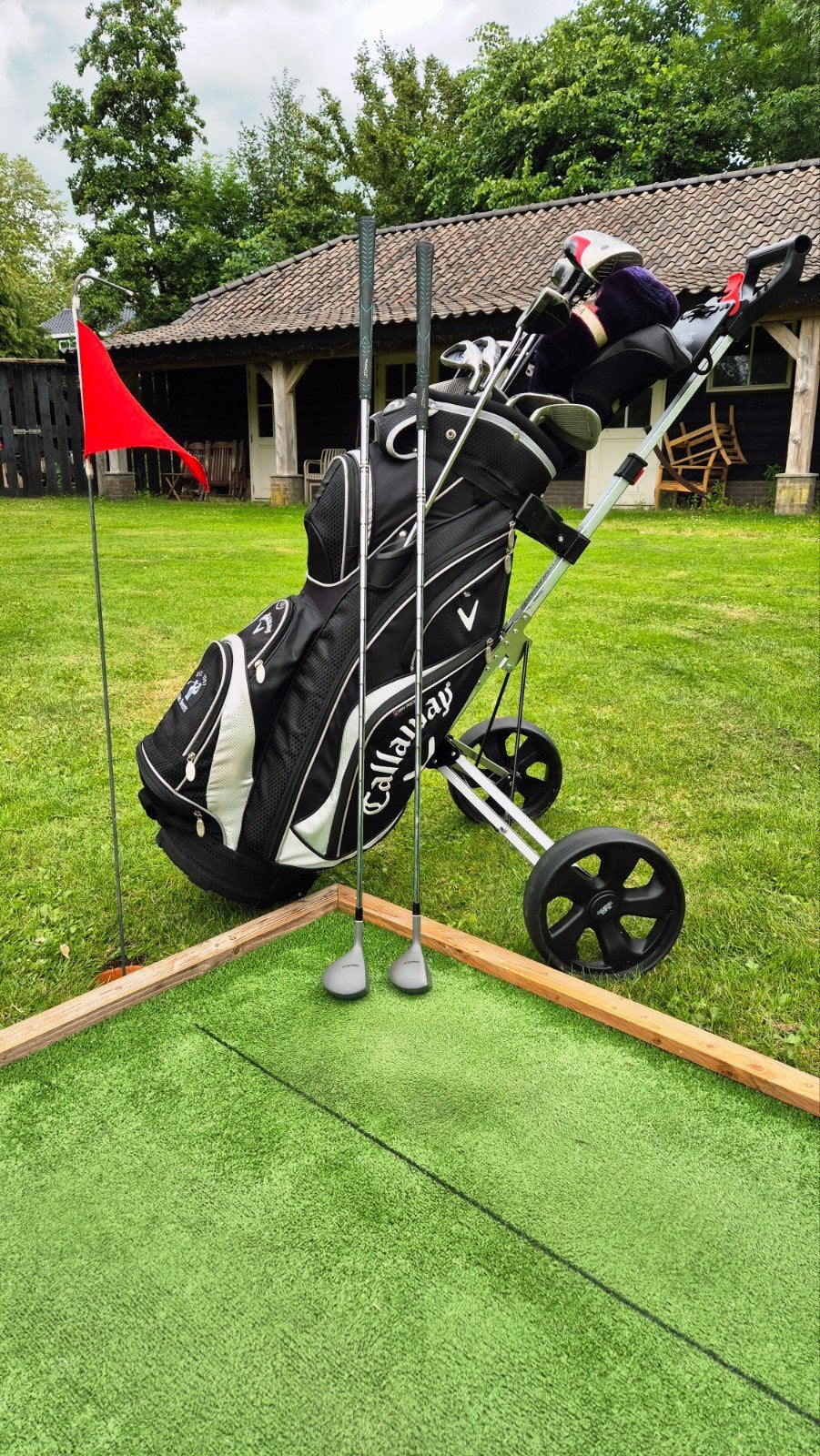 Doe een leuk bod: Pinnacle Driver + Wood 5, Ophalen, Gebruikt, Club