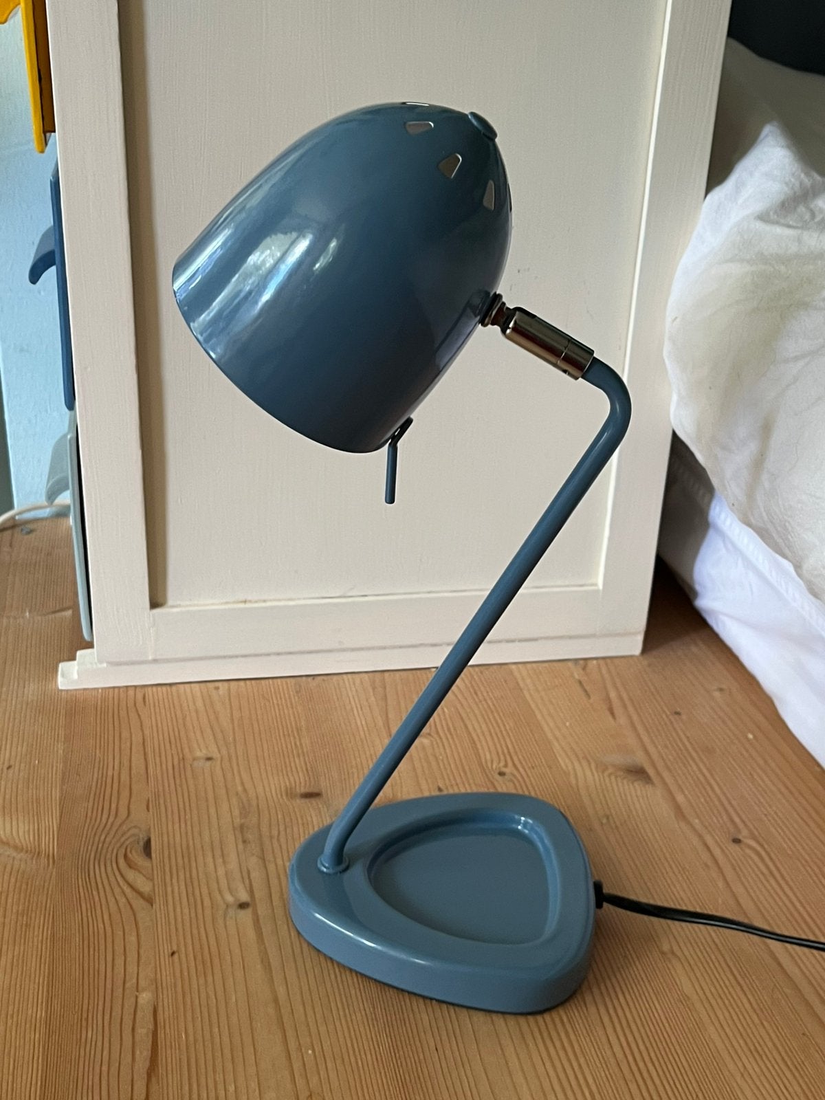 Leuke bureaulamp/tafellamp, petrol blauw, Ophalen of Verzenden, Zo goed als nieuw