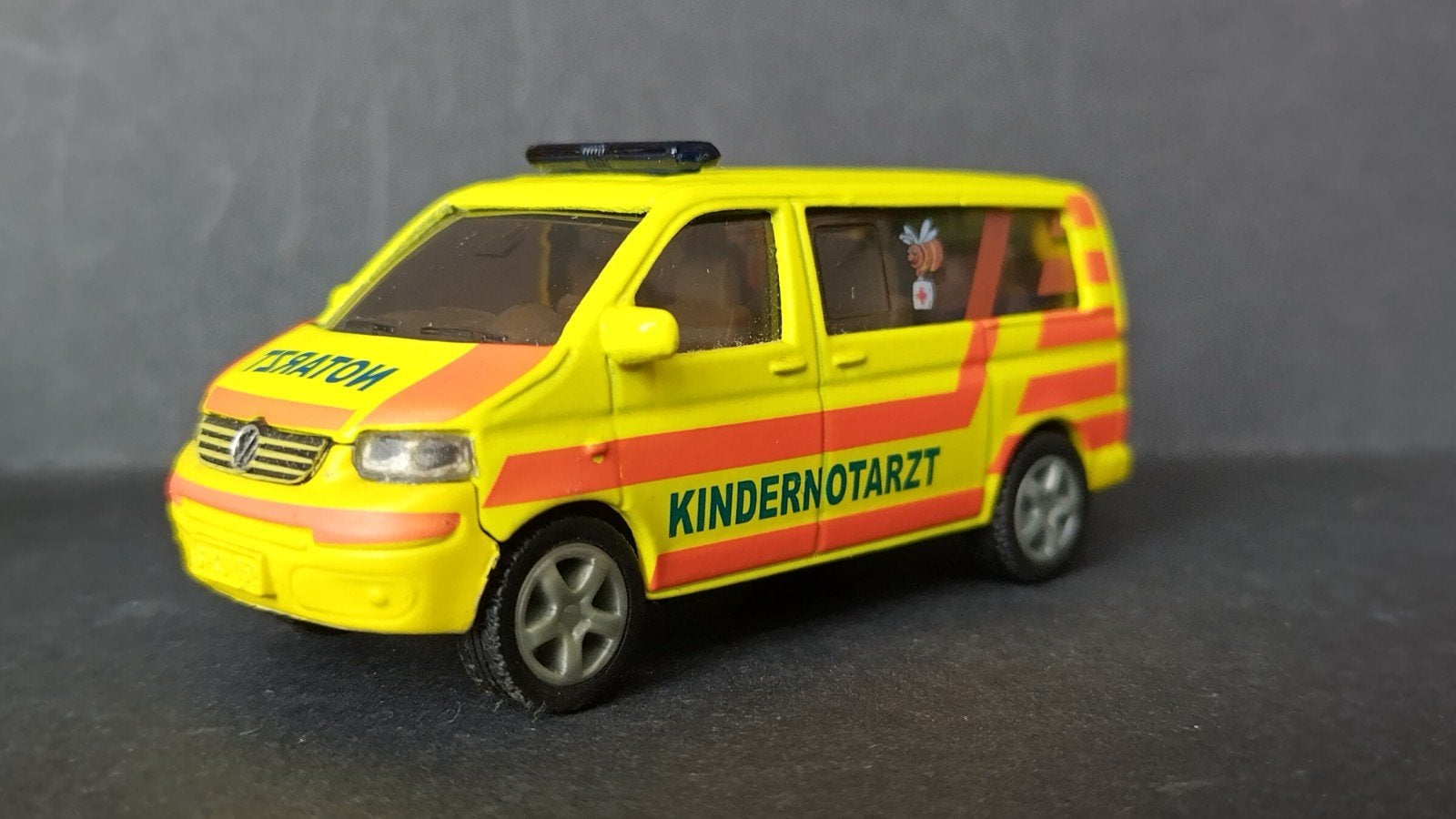 Volkswagen Vw T5 Kindernotarzt 1:55 Siku 1462 Pol, Auto, Ophalen of Verzenden, Zo goed als nieuw, Sieper