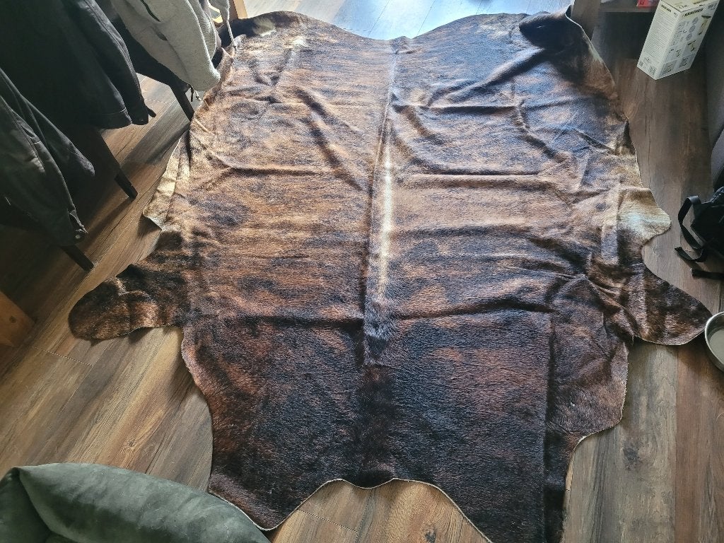 Koeienhuid kleed, Ophalen, Koe, Bruin, 150 tot 200 cm