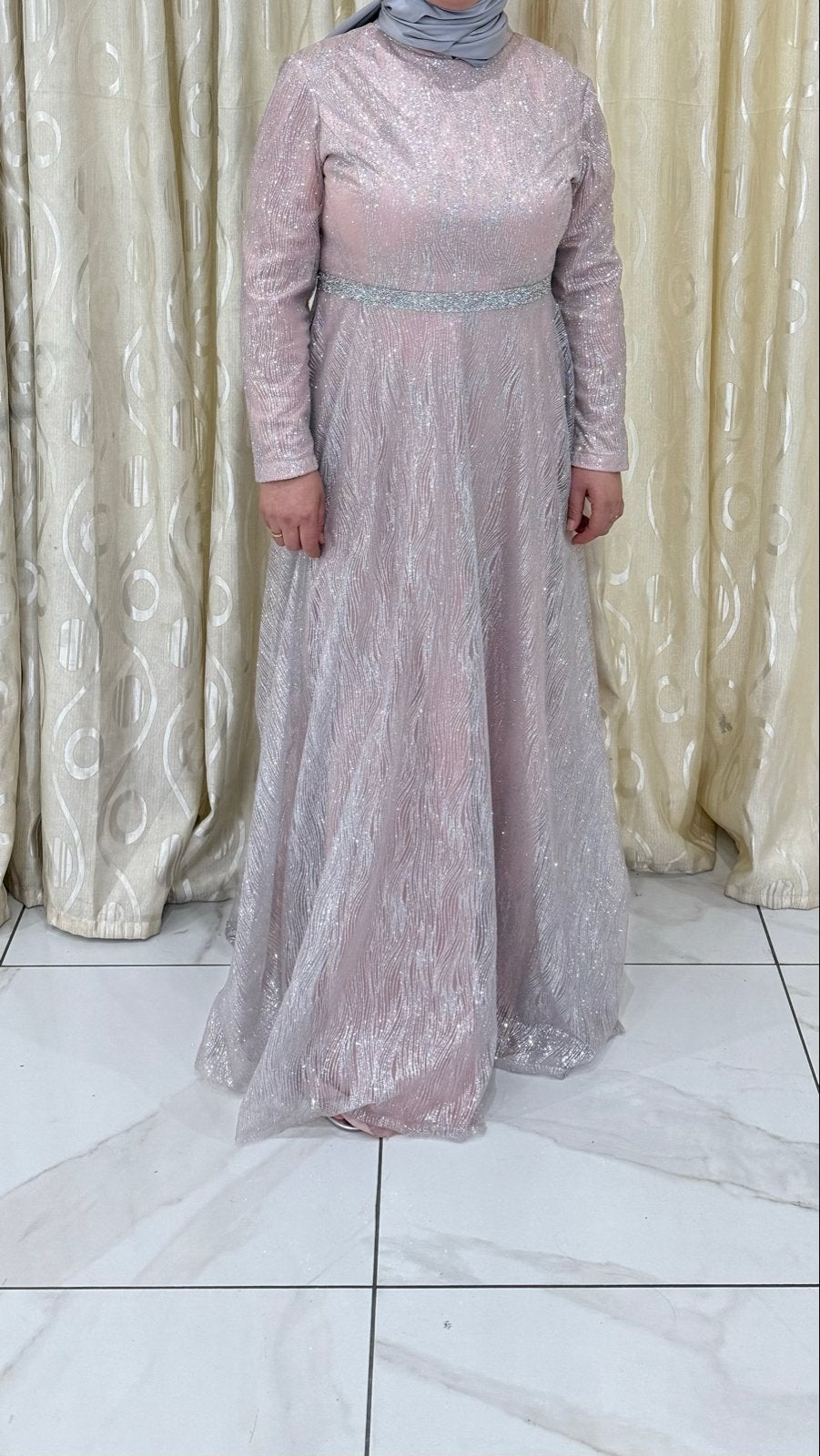 Abiye / Avondjurk, Kleding | Dames, Galajurk, Maat 42/44 (L), Ophalen of Verzenden, Roze