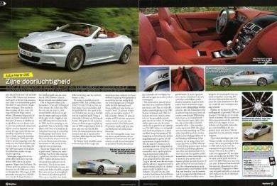 Aston Martin DBS Volante ? eerst 9x autotest lezen, Ophalen, Gelezen