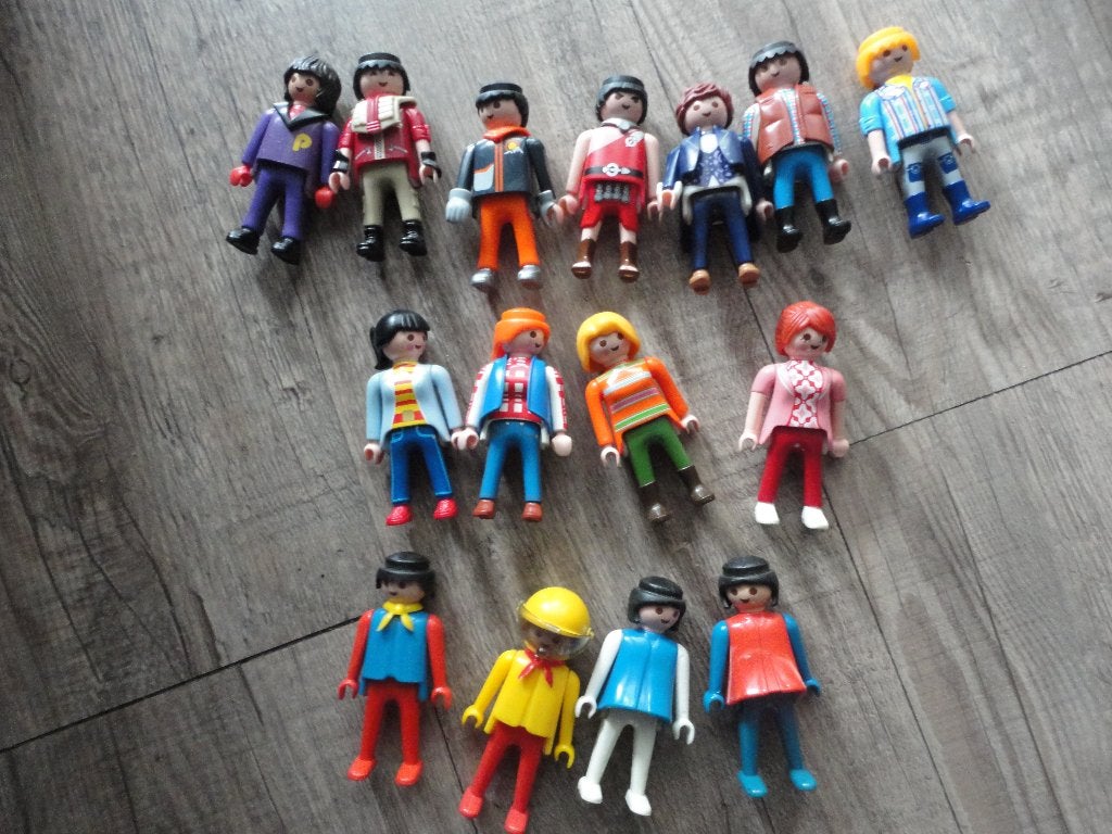 TE KOOP 38  LEUKE PLAYMOBIL POPPETJES  1,- P STUK, Ophalen of Verzenden, Gebruikt, Figuren