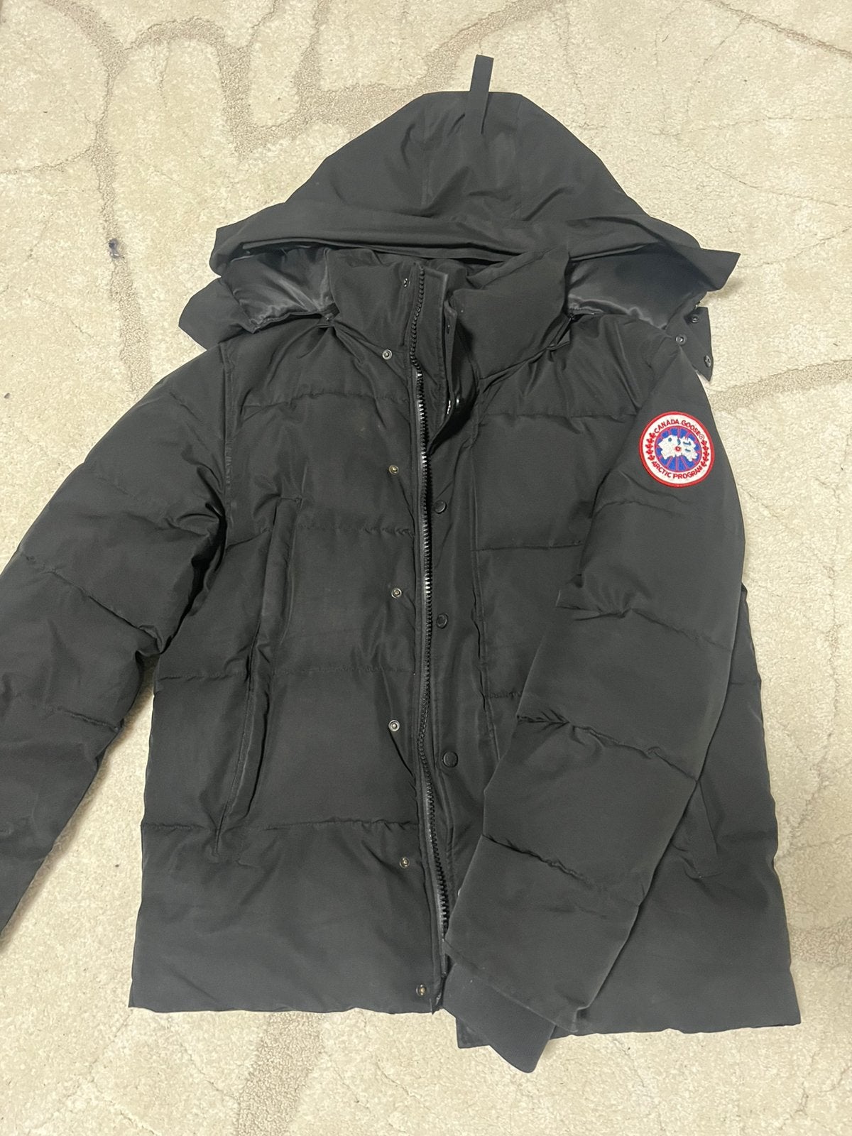 Canada jas (M), Kleding | Heren, Jassen | Winter, Ophalen of Verzenden, Zo goed als nieuw, Maat 48/50 (M), Zwart