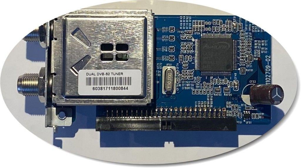 4. VU + NEW DUAL DVB-S2  Satellite tuner (Blue PCB), Verzenden, Nieuw, (Schotel)antenne-accessoires, Overige merken