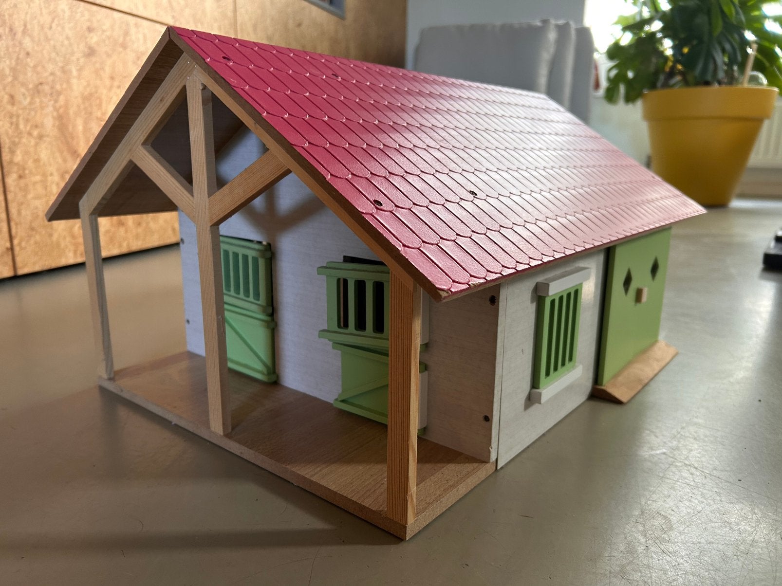 Kids Globe paardenstal 1:32, Ophalen, Gebruikt, Jongen of Meisje