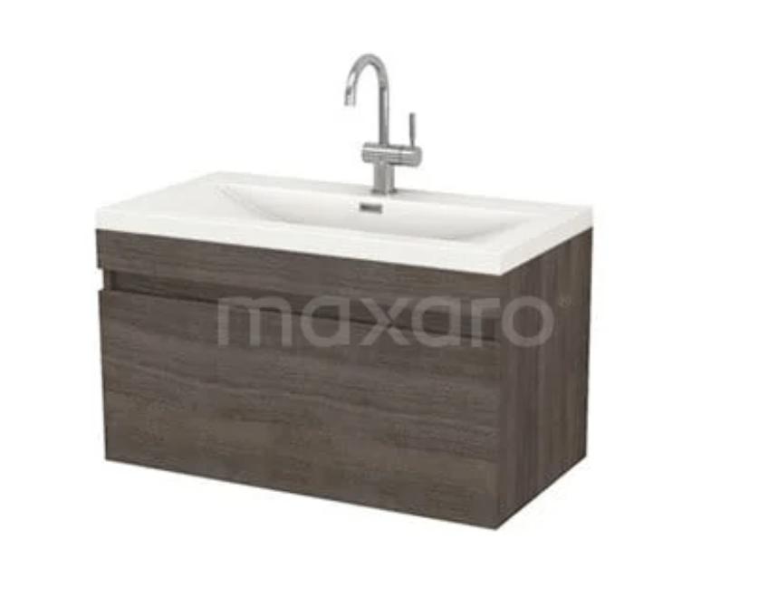 Badkamermeubel maxaro Donkerbruin essen front, Huis en Inrichting, Badkamer | Badkamermeubels, Ophalen, Nieuw, 50 tot 100 cm, Minder dan 100 cm