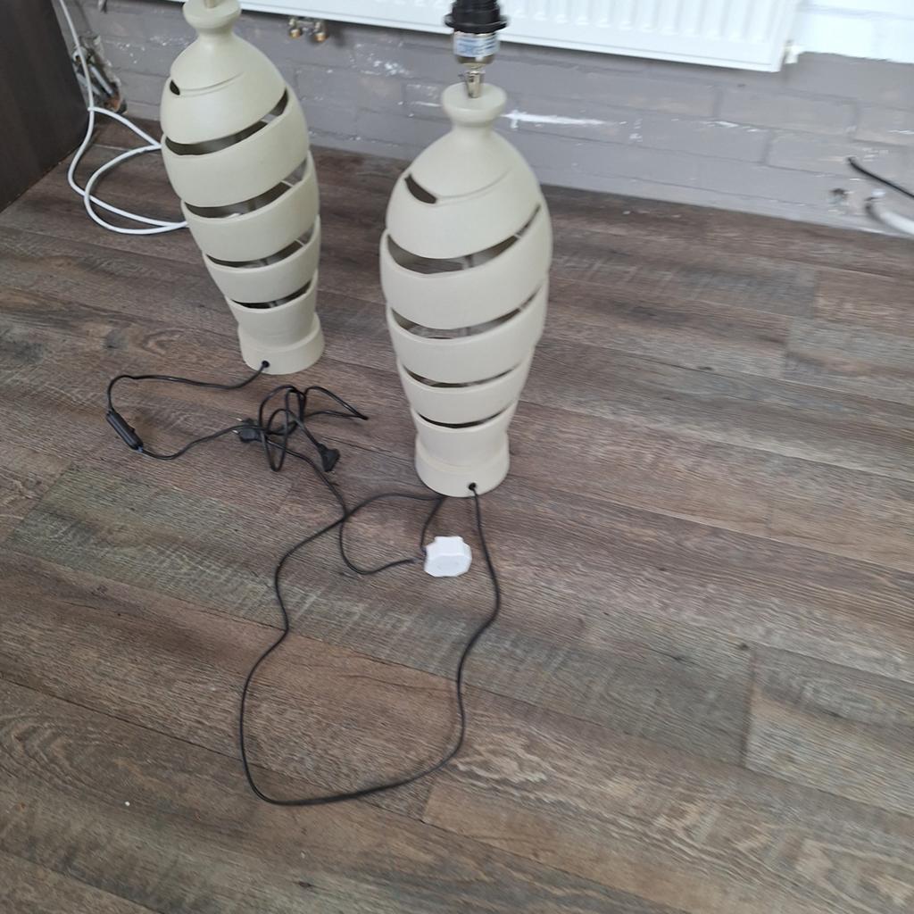Prachtige.schemerlampen colmore, Overige materialen, Crème, 25 tot 50 cm, Ophalen of Verzenden