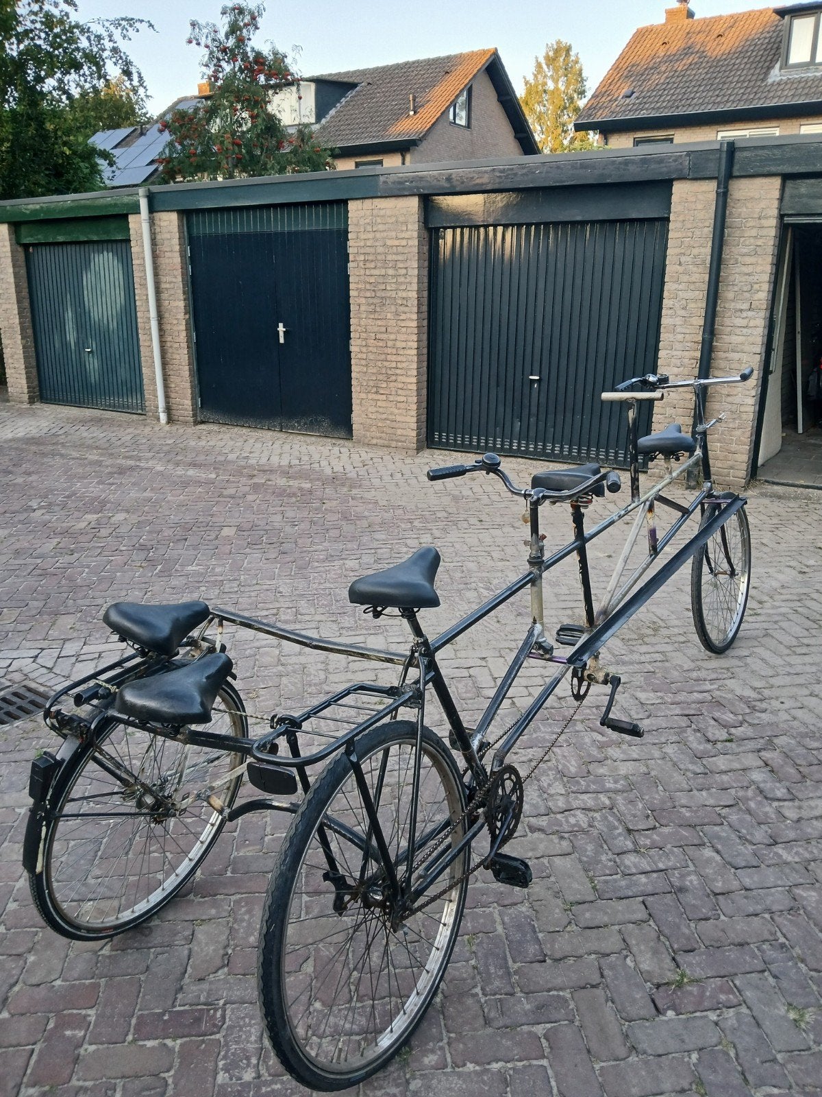 Zelfgebouwde tandem voor 5 personen, Ophalen, Gebruikt, 55 cm of meer, Minder dan 10 versnellingen