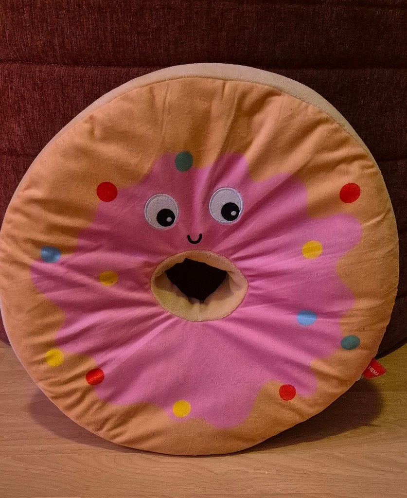 Donut Kussen, Ophalen, Rond, Zo goed als nieuw, Sierkussen