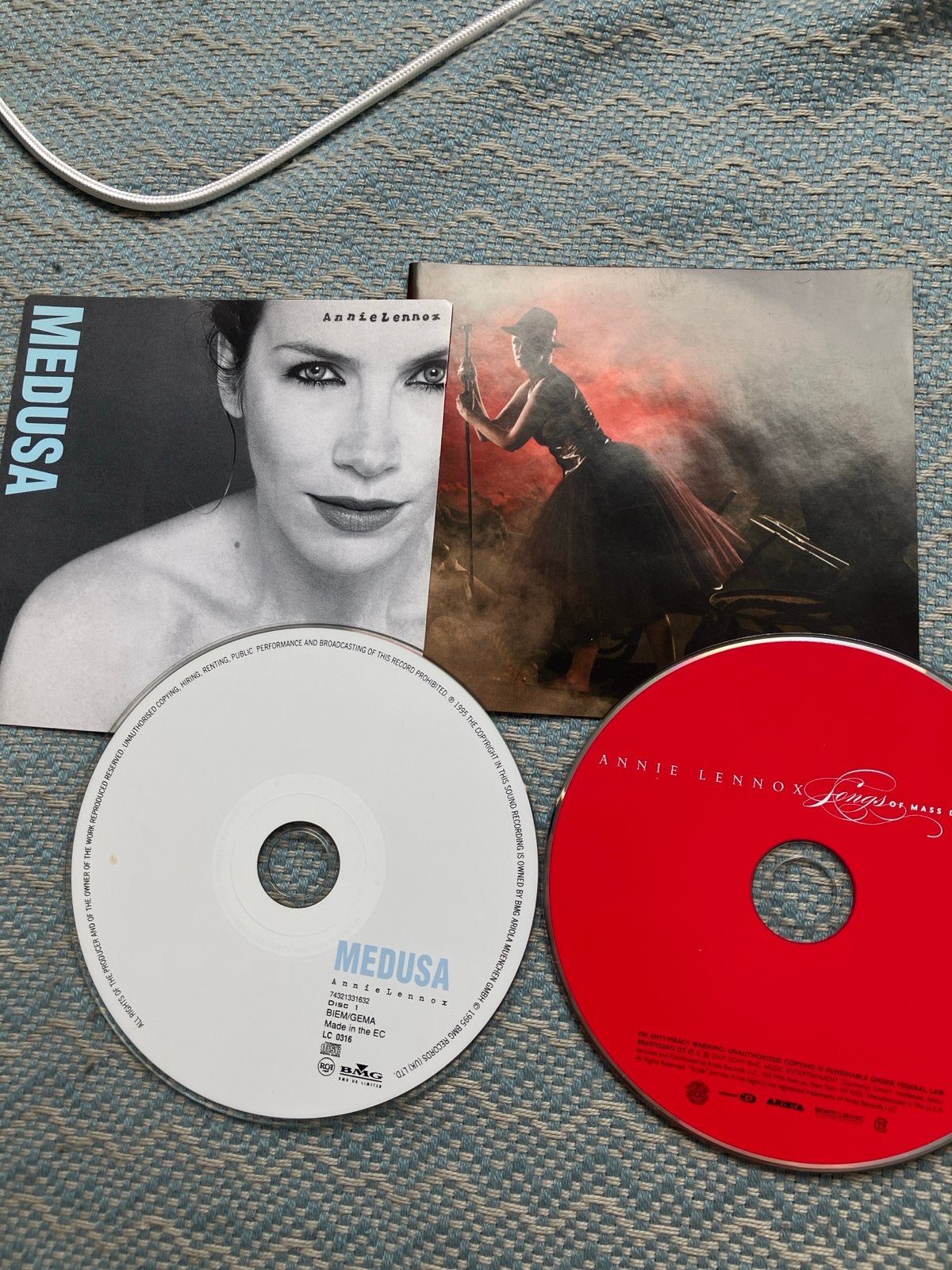 Annie Lennox - Medusa & Songs of Mass Destruction CD's, Gebruikt, Pop, Ophalen of Verzenden, Inclusief doosje