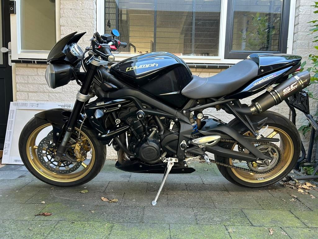 Triumph Street Triple 675R 2012 | SC-Project | Quickshifter, Motoren, 675 cc, Sportuitlaat, Occasion, Motorrijbewijs A