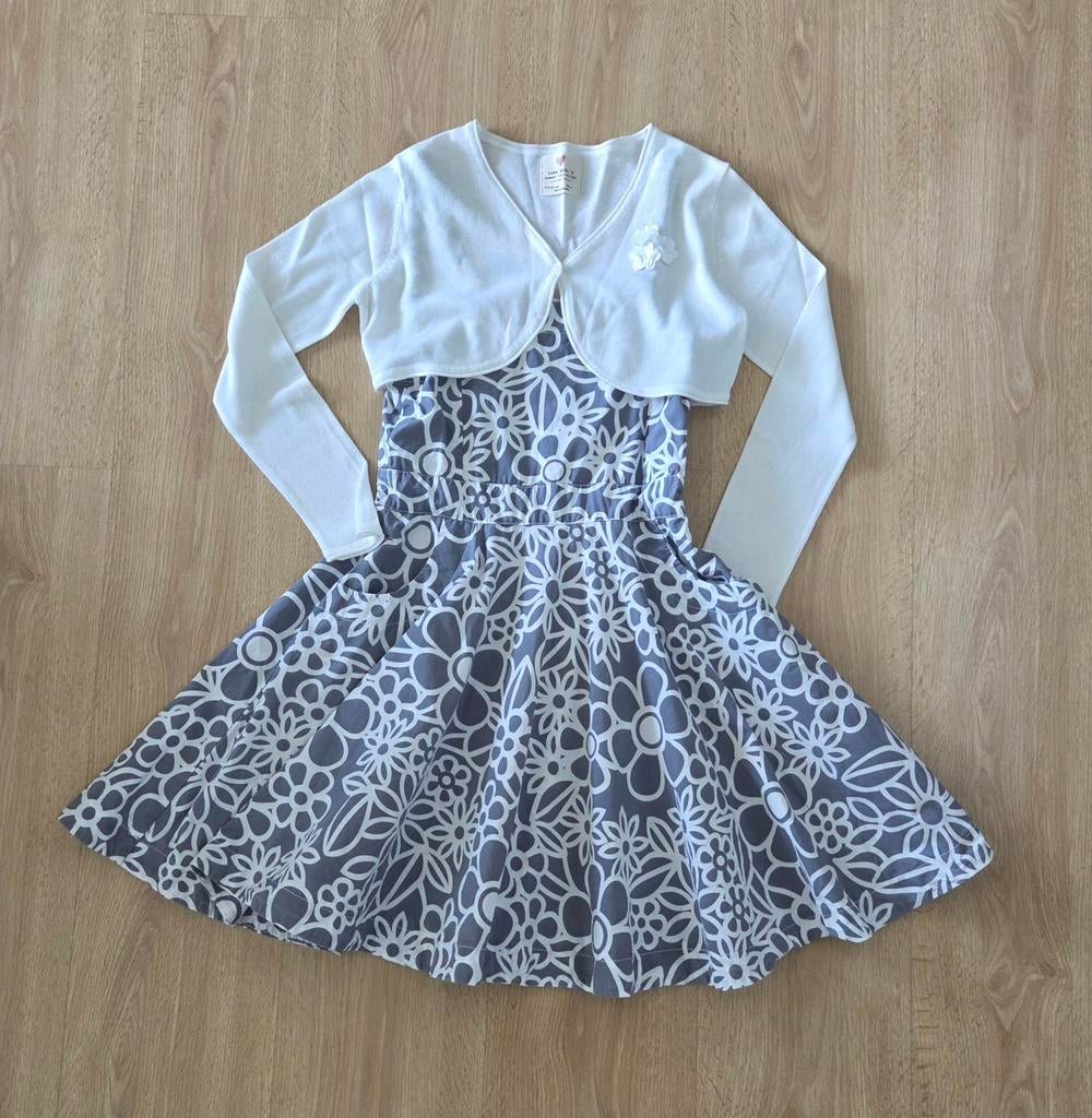 Zomertje Jurk met Bolero Mt 140, Meisje, Ophalen of Verzenden, Zo goed als nieuw, Zara girls & C&A
