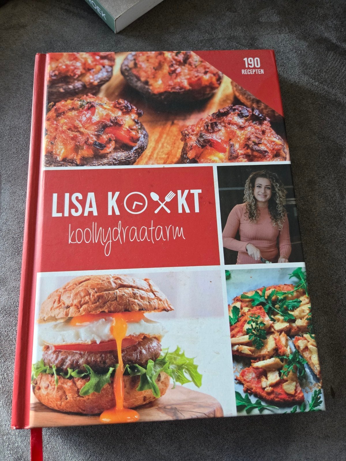 Lisa Kookt Koolhydraatarm - 190 Recepten Kookboek, Boeken, Ophalen of Verzenden, Zo goed als nieuw, Overige typen, Gezond koken
