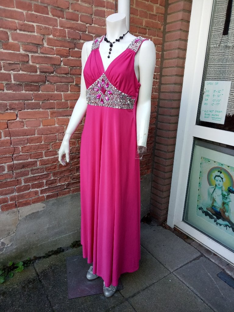 roze prinsessenjurk maat M, Maat 38/40 (M), Ophalen of Verzenden, Roze, Gedragen