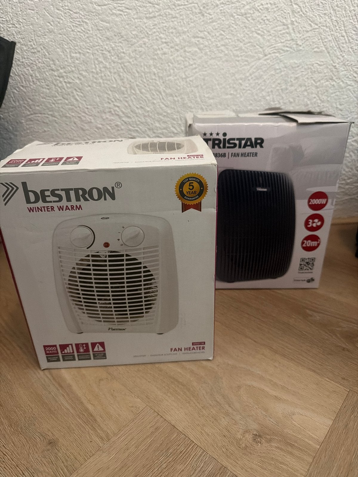 Bestron en Tristar ventilatorkachels - Nieuw in doos, Witgoed en Apparatuur, Ophalen of Verzenden, Nieuw, Overige