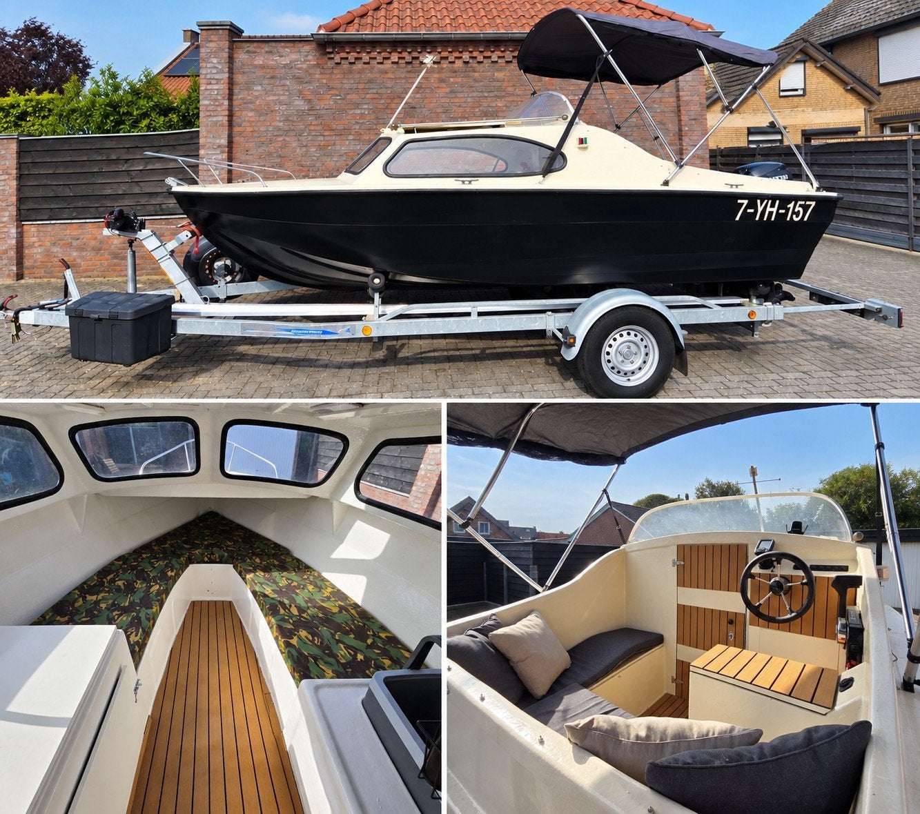 Shetland 535 Kajuitboot - Nieuwe Suzuki Motor 30pk, Gebruikt, Dieptemeter, Kajuitboot, Buitenboordmotor