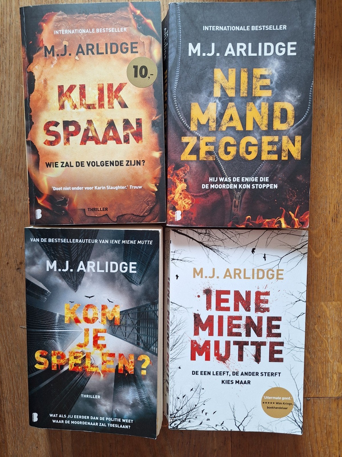 4 x Arlidge thrillers €3 ps of alles voor €10!, Boeken, Thrillers, Ophalen of Verzenden, Gelezen