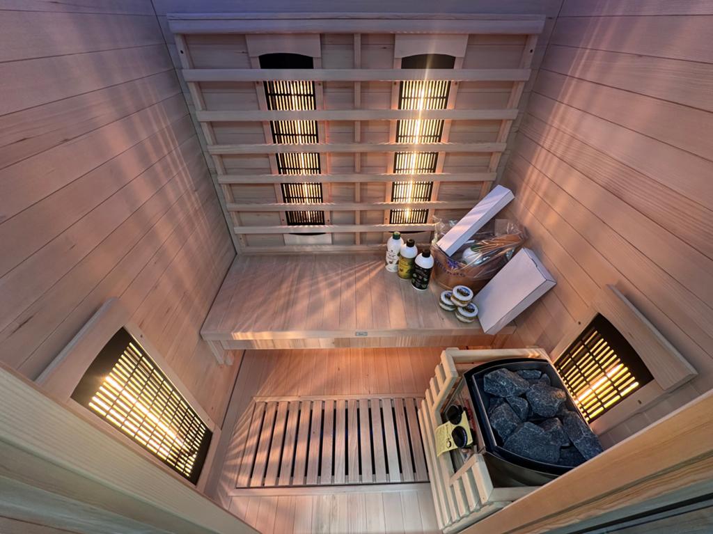 NIEUWE COMBI SAUNA | INFRAROOD + FINSE SAUNA VOOR THUIS, Info@inner-stillness.nl, Fins of Traditioneel, 7665VB, Inner Stillness Wellness Retreat B.V