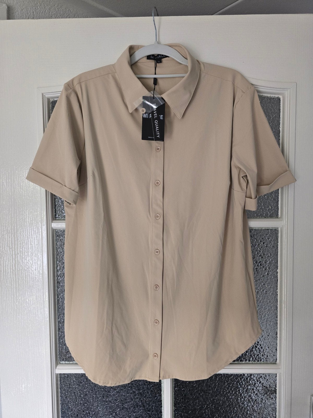 nieuw mi piace blouse sand xl, Kleding | Dames, Ophalen of Verzenden, Nieuw, Maat 46/48 (XL) of groter, Beige
