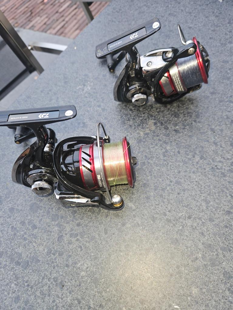 2 daiwa ninja LT6000SS molens, Watersport en Boten, Hengelsport | Witvissen, Ophalen of Verzenden, Molen
