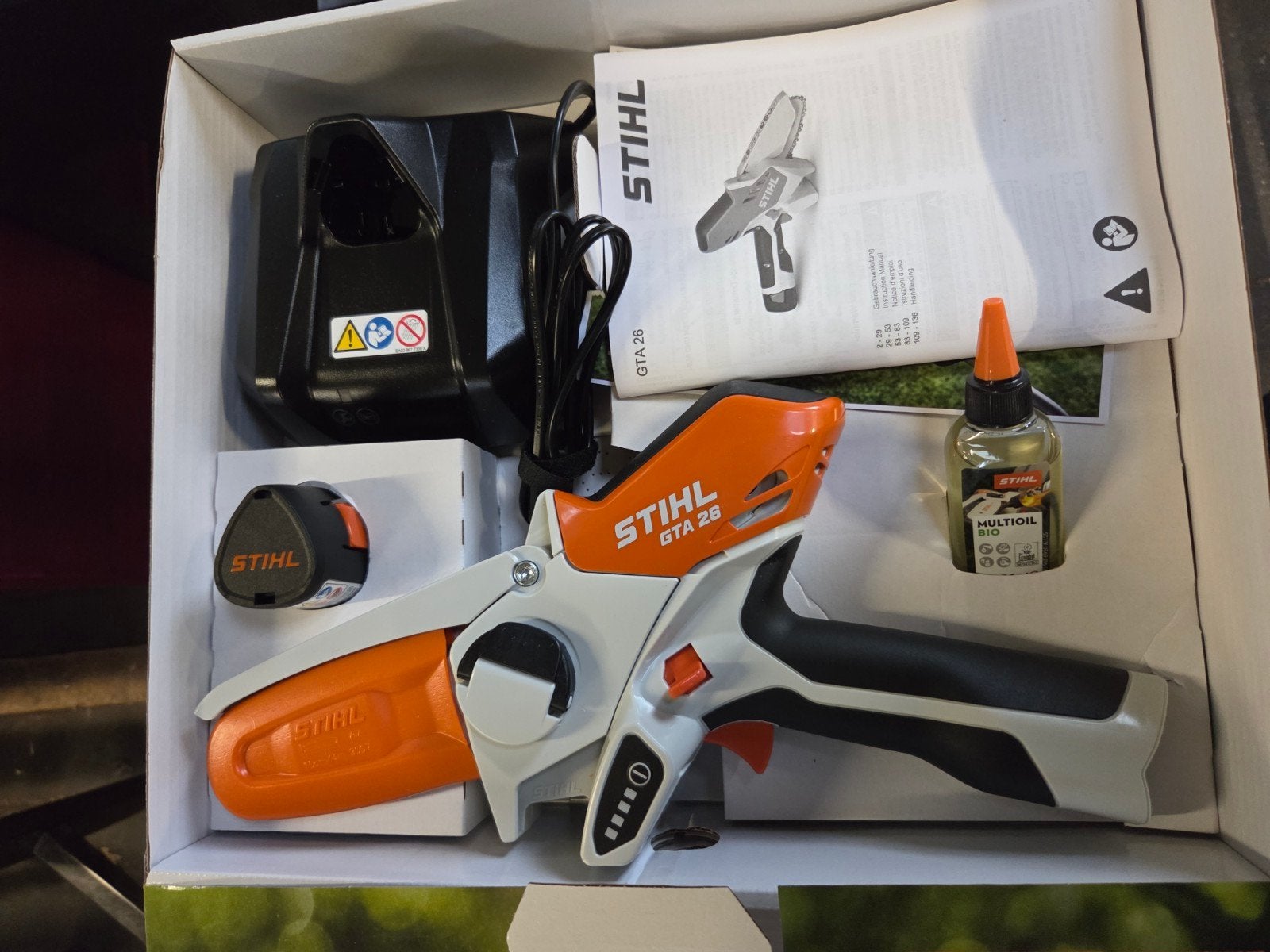 stihl gta26 mini kettingzaag accu nieuw