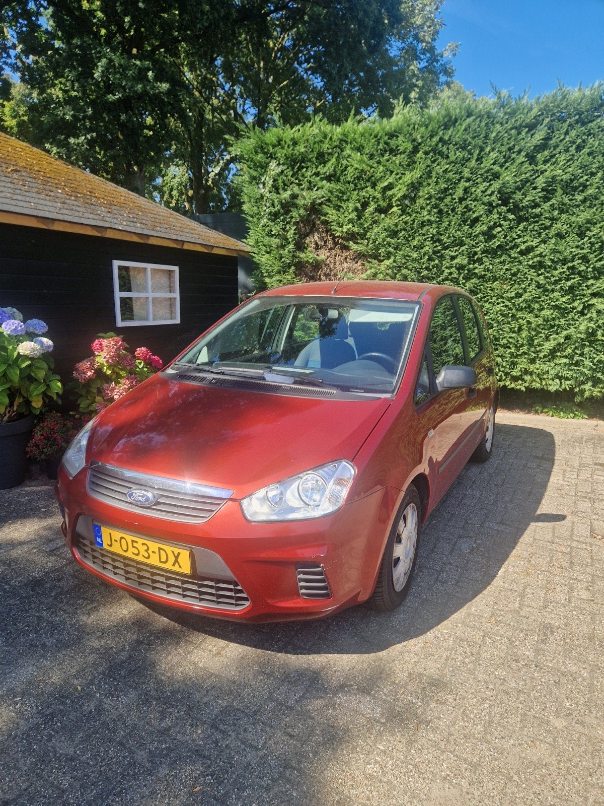 Ford C-Max 1.6 85KW 2009 Rood, Voorwielaandrijving, 1596 cc, 15 km/l, 4 cilinders