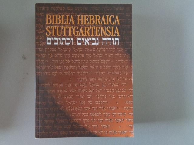 Biblia Hebraica Stuttgartensia, Gelezen, Ophalen of Verzenden, Overige religies, A. Schenker