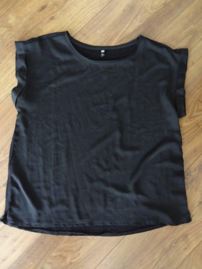 Hema top, Zwart, Maat 42/44 (L), Ophalen of Verzenden, Zonder mouw