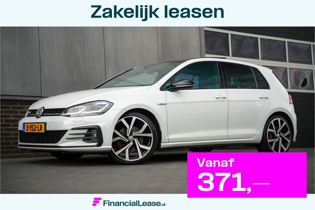Volkswagen Golf 7.5 2.0 TDI GTD 184 pk /Automaat/ Pano-Dak/, Stof, Gebruikt, Wit, Bedrijf