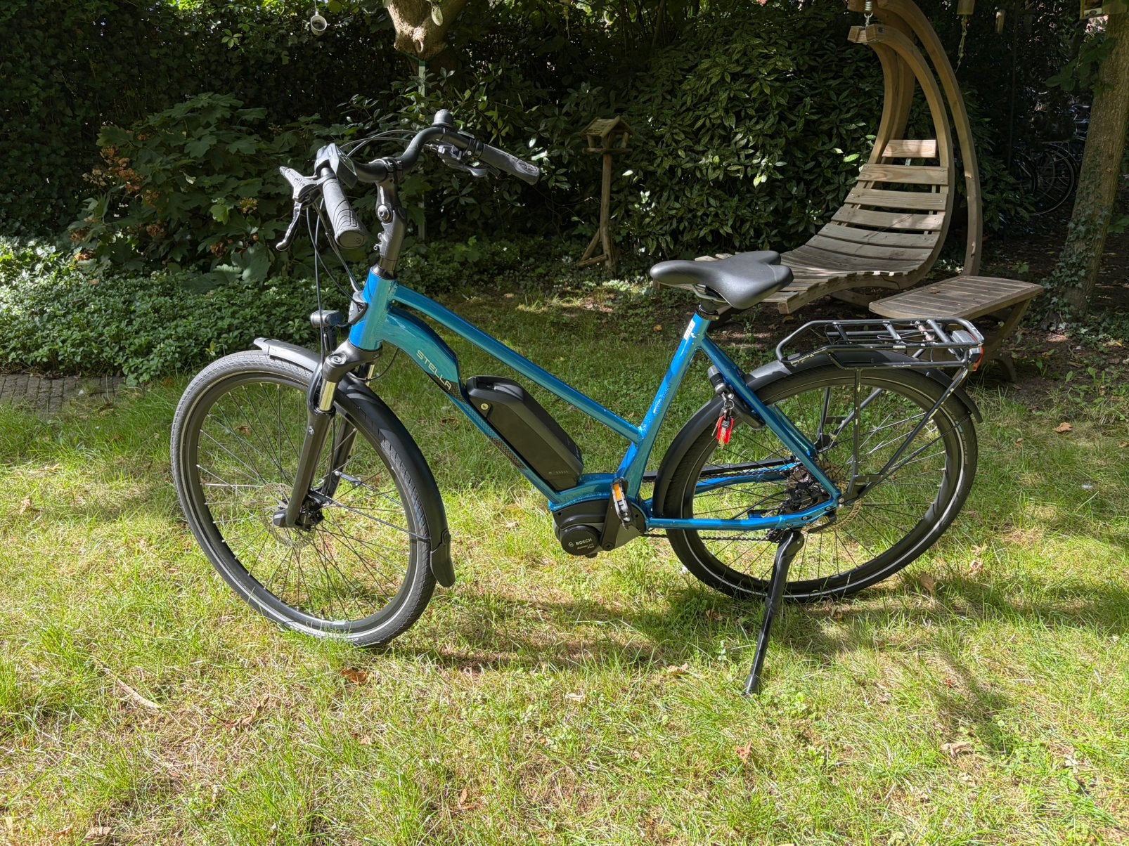 Stella Morena trekking fiets met Bosch middenmotor, 51 tot 55 cm, Ophalen of Verzenden, Zo goed als nieuw, Overige merken