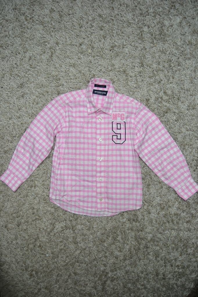 Kinderkleding overhemd blouse McGregor maat 116 als nieuw, McGregor, Overhemd of Blouse, Ophalen of Verzenden, Zo goed als nieuw