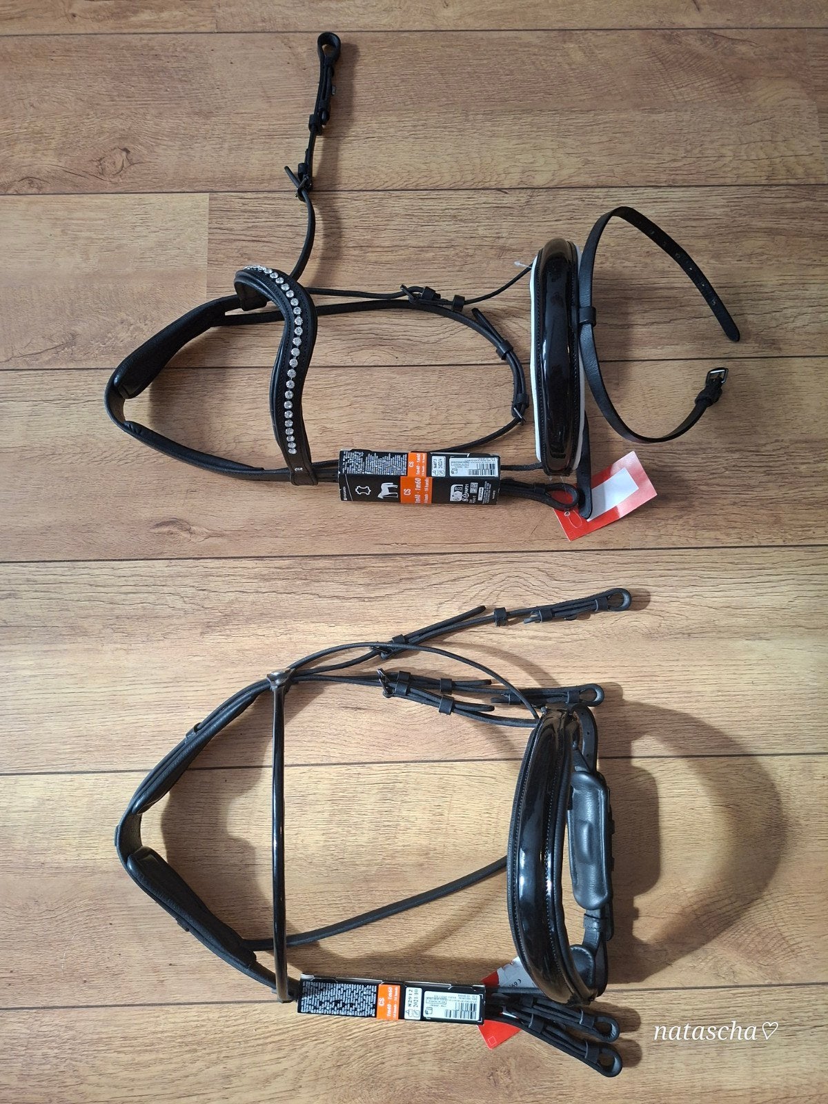 2 x paardenhoofdstel, Ophalen of Verzenden, Nieuw, Zwart, Hoofdstel