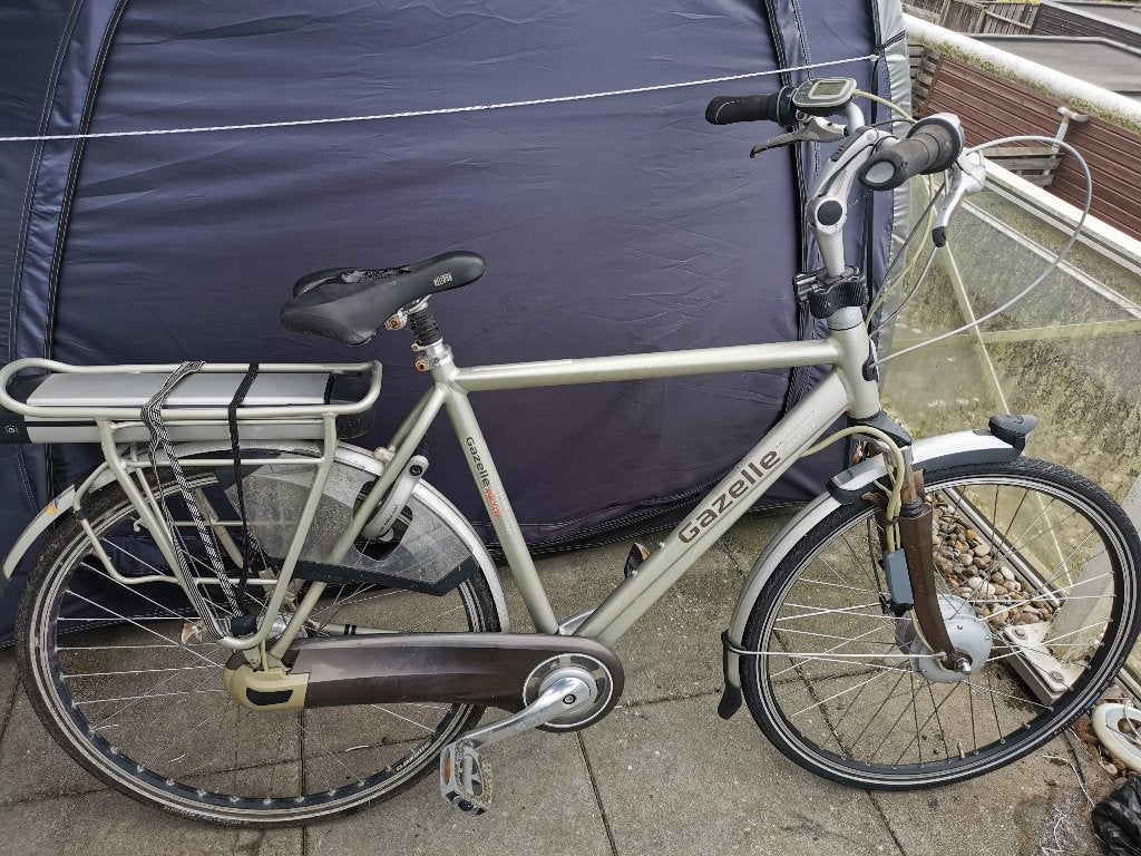 Gazelle Innergy Orange H57 opknapper, Fietsen en Brommers, Elektrische fietsen, Ophalen, Gebruikt, 50 km per accu of meer, 55 tot 59 cm