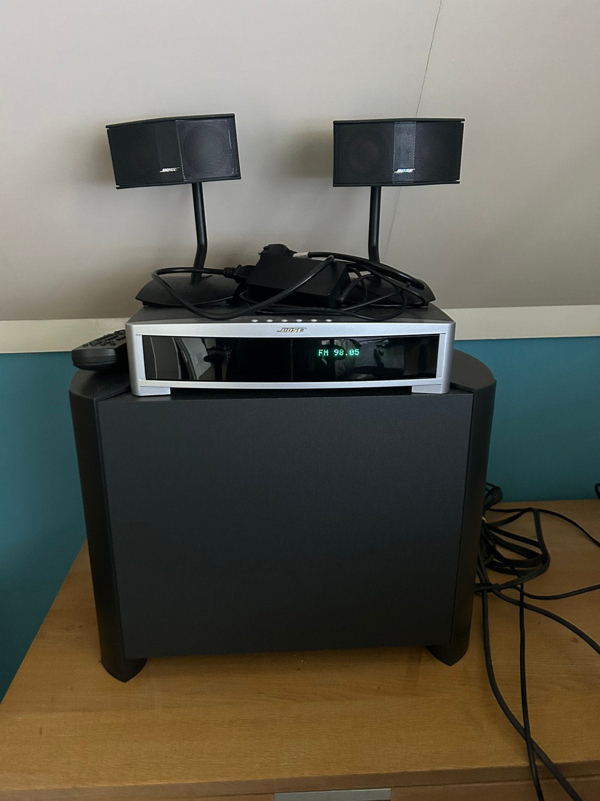 Bose 321 set compleet, Ophalen, Zo goed als nieuw, Overige merken, Dvd-speler