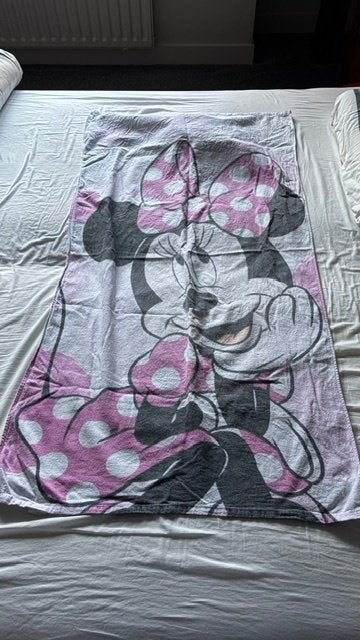 minnie strandlaken, Ophalen of Verzenden, Gebruikt