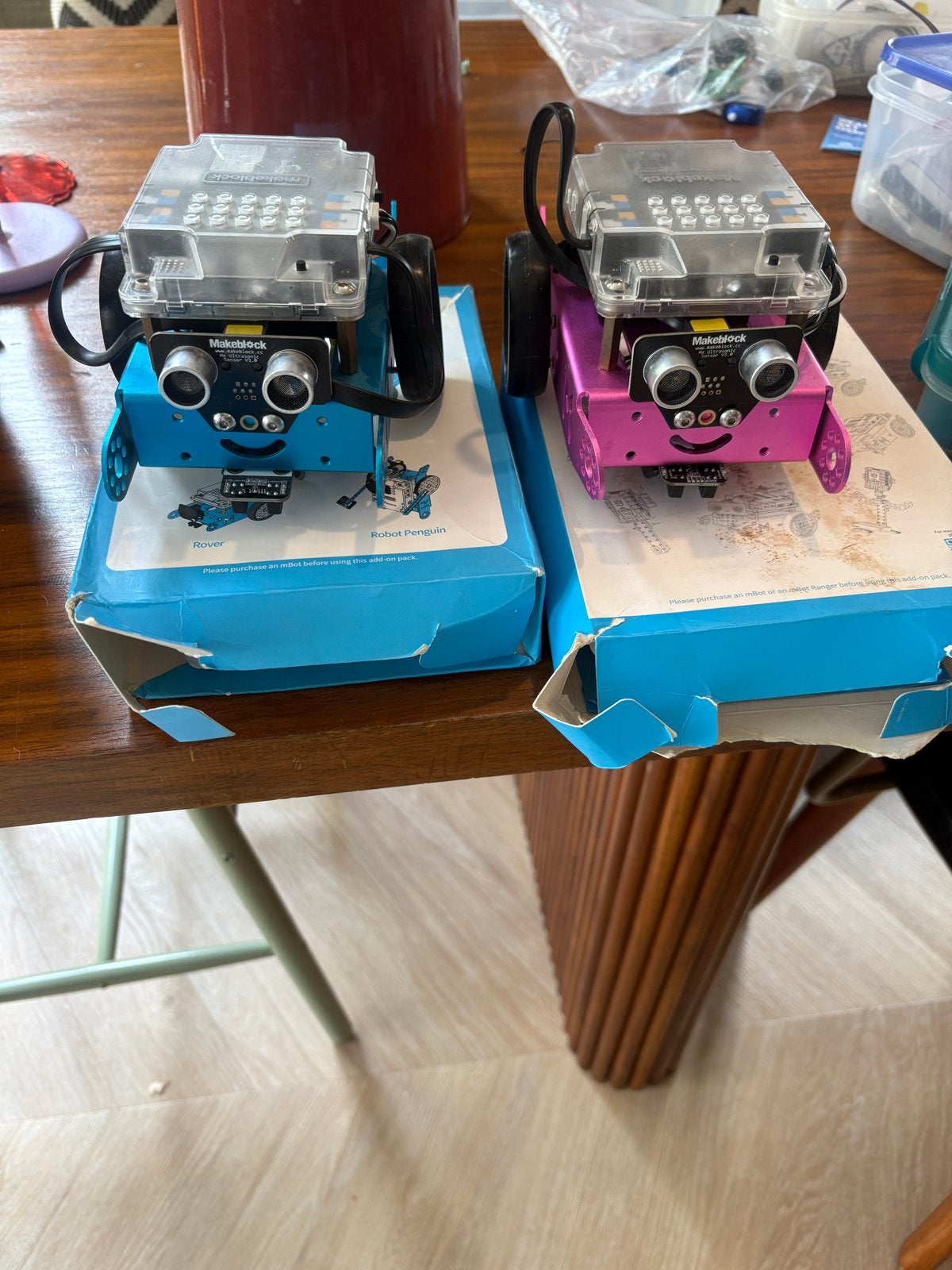 2xMakeblock mBot plus 2 Add-on Packs, Ophalen of Verzenden, Gebruikt