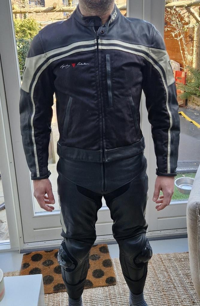 Dainese 2-delig motorpak - Maat 52, Motoren, Kleding | Motorkleding, Ophalen, Dainese, Tweedehands, Heren