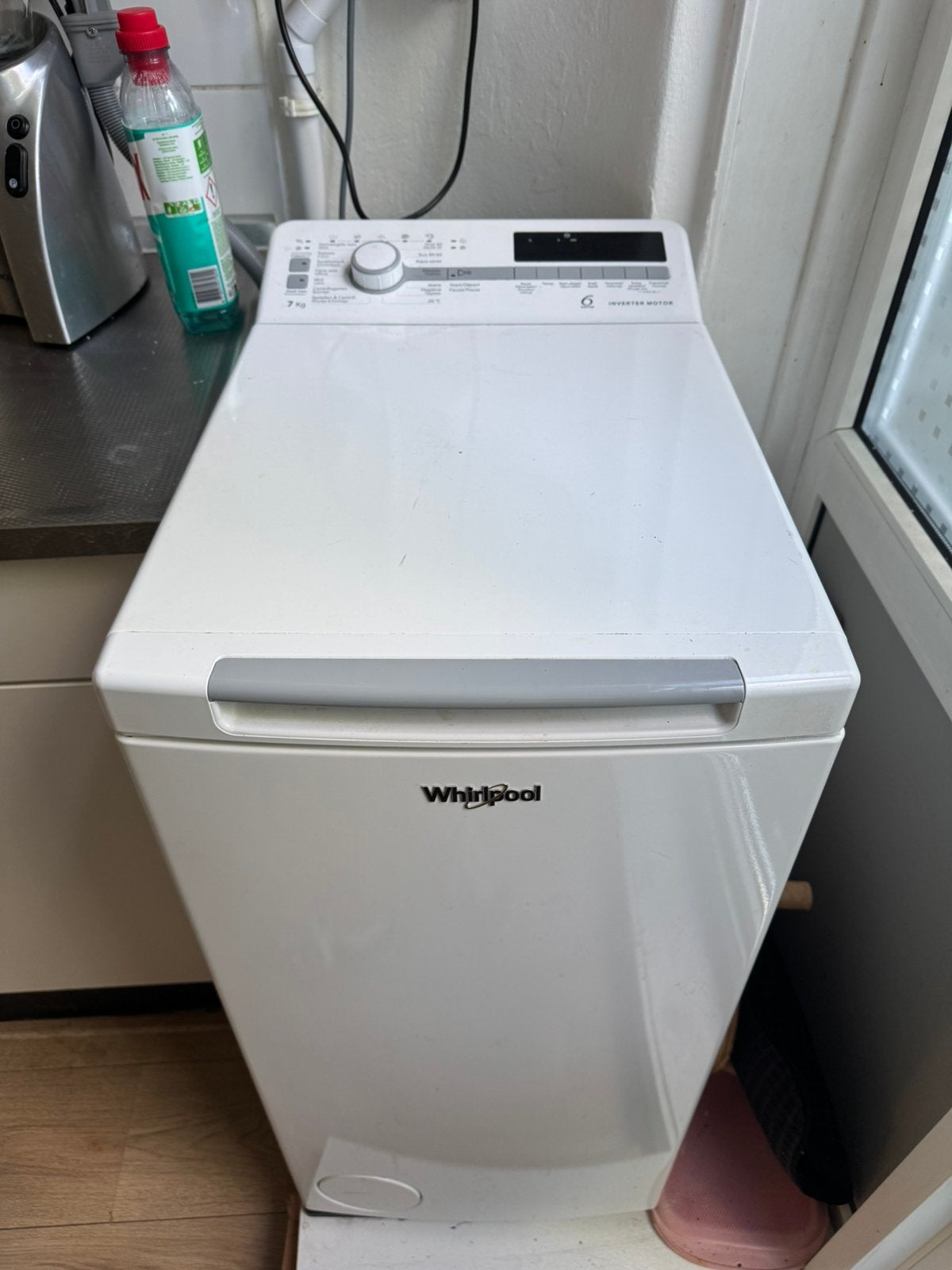Bovenlader wasmachine, Ophalen, 1200 tot 1600 toeren, 4 tot 6 kg, Niet werkend