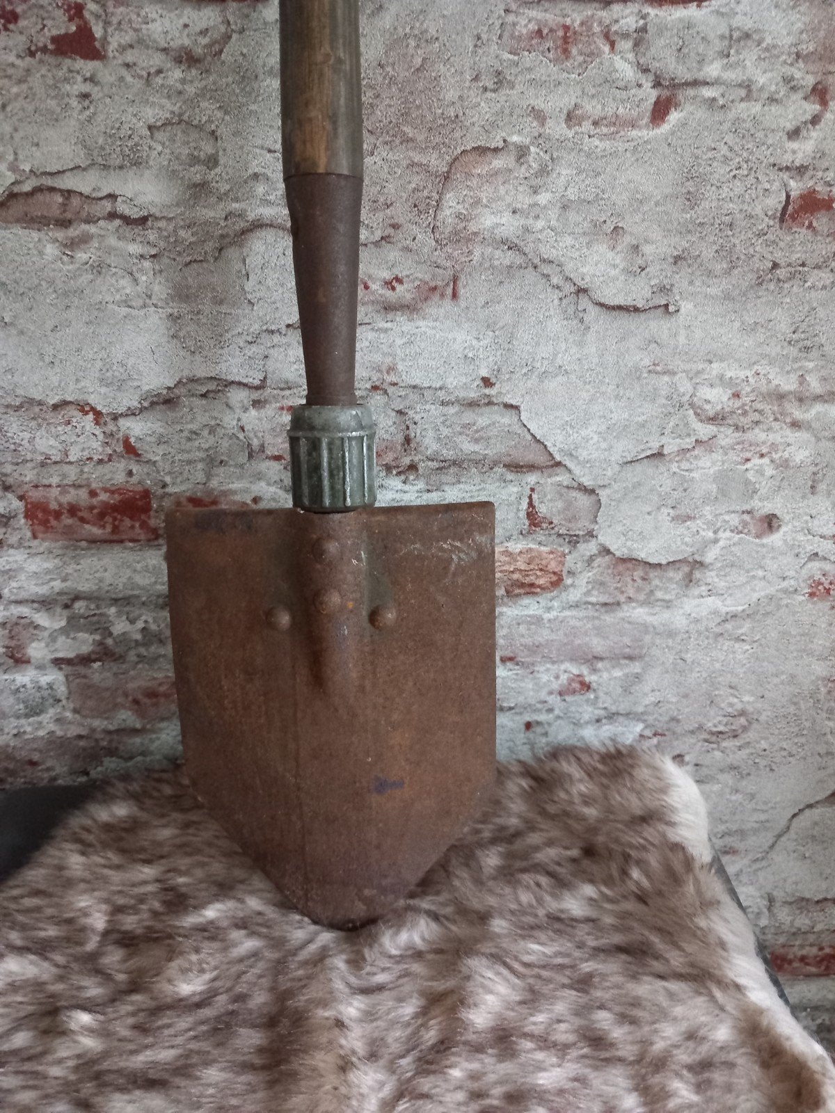 Originele US legerschop uit 1945 - WOII militaria, Ophalen of Verzenden, Landmacht, Amerika, Overige typen