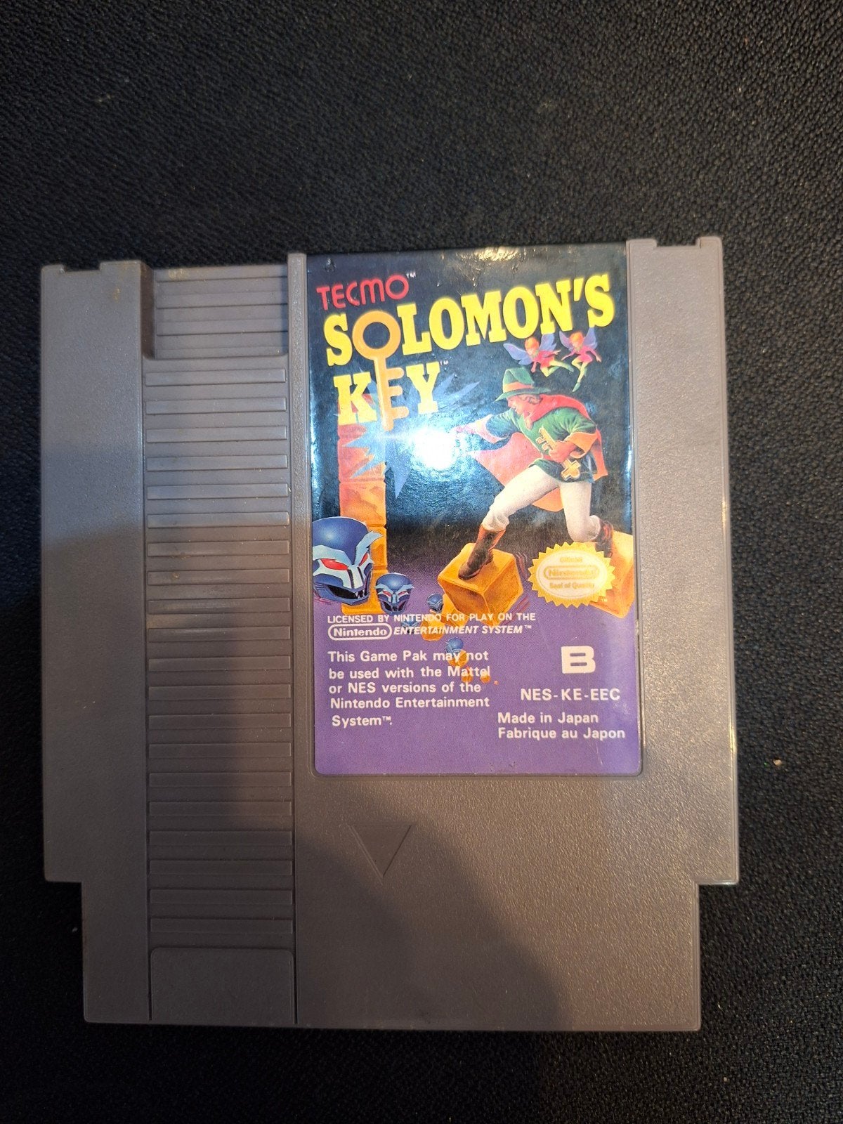 Tecmo Solomon's Key NES Nintendo Game, 1 speler, Ophalen of Verzenden, Zo goed als nieuw, Vanaf 7 jaar