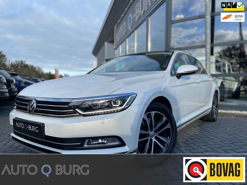 Volkswagen Passat 1.6 TDI Highline Business R | DSG | Panora, Auto's, Automatische klimaatregeling, Gebruikt, 4 cilinders, Wit