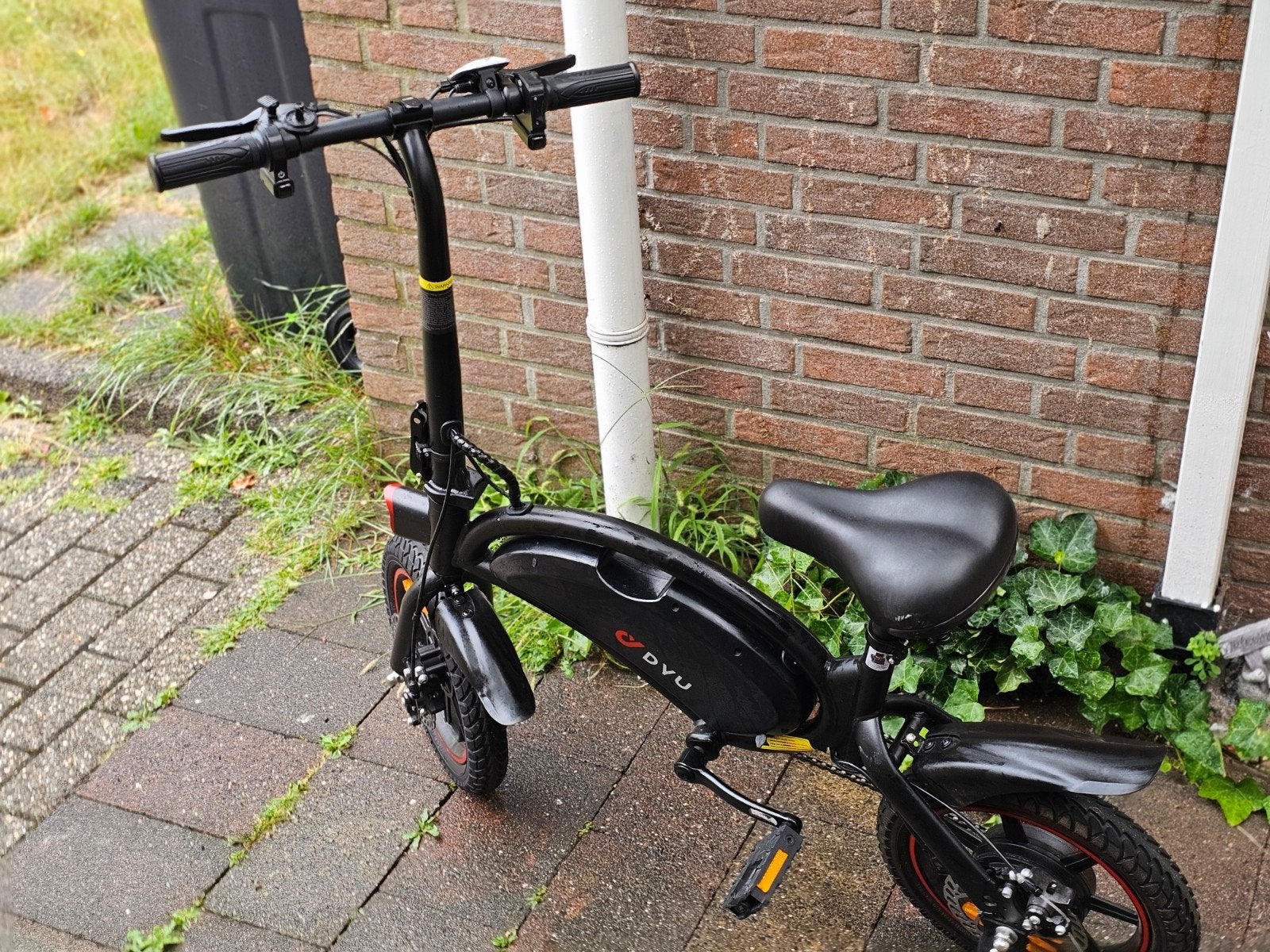 DYU D3+ opvouwbare elektrische fiets, Ophalen