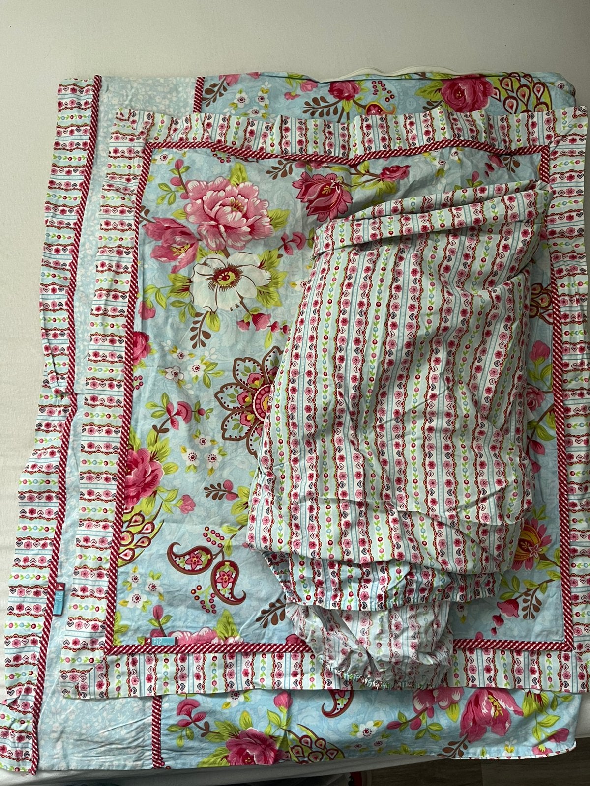 Pip Studio Complete Set, Huis en Inrichting, Slaapkamer | Beddengoed, Eenpersoons, Pip Studio, Blauw, Beddengoedset