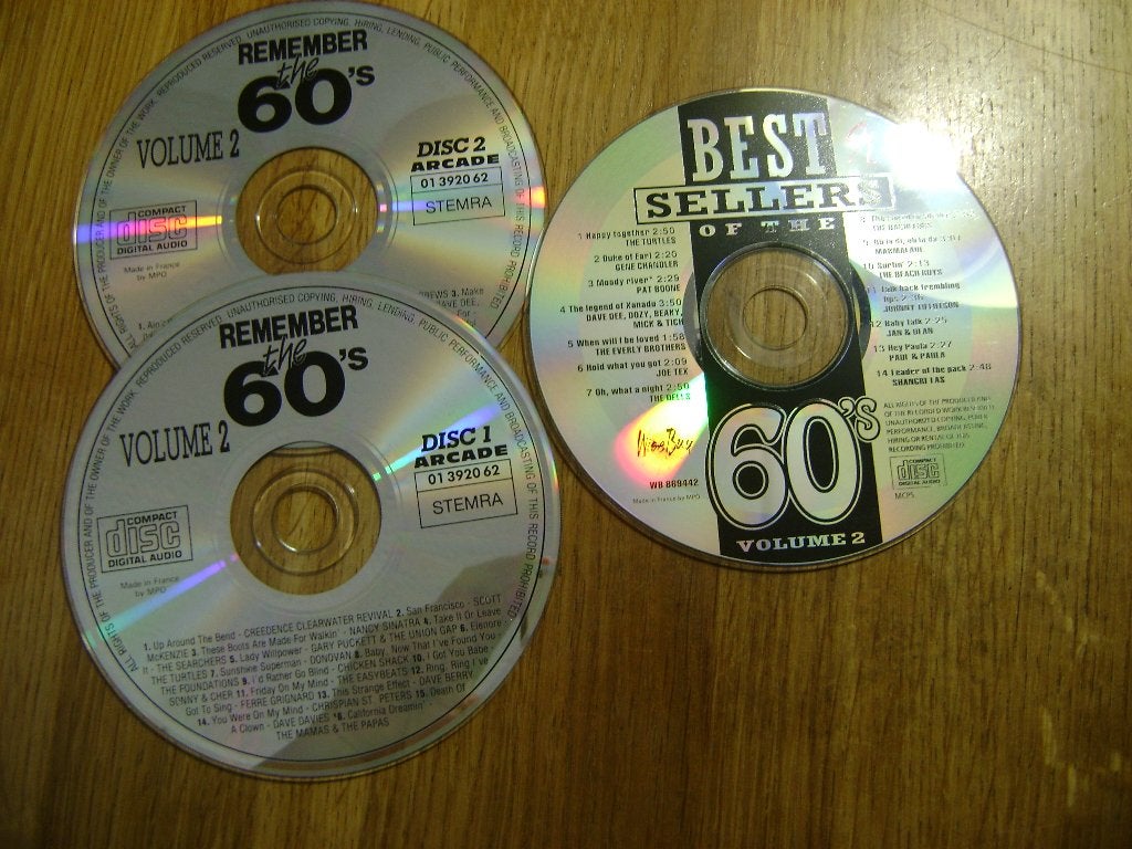 3 CD's 60's muziek, Cd's en Dvd's, Ophalen of Verzenden, Gebruikt, Pop, Verzamelalbum