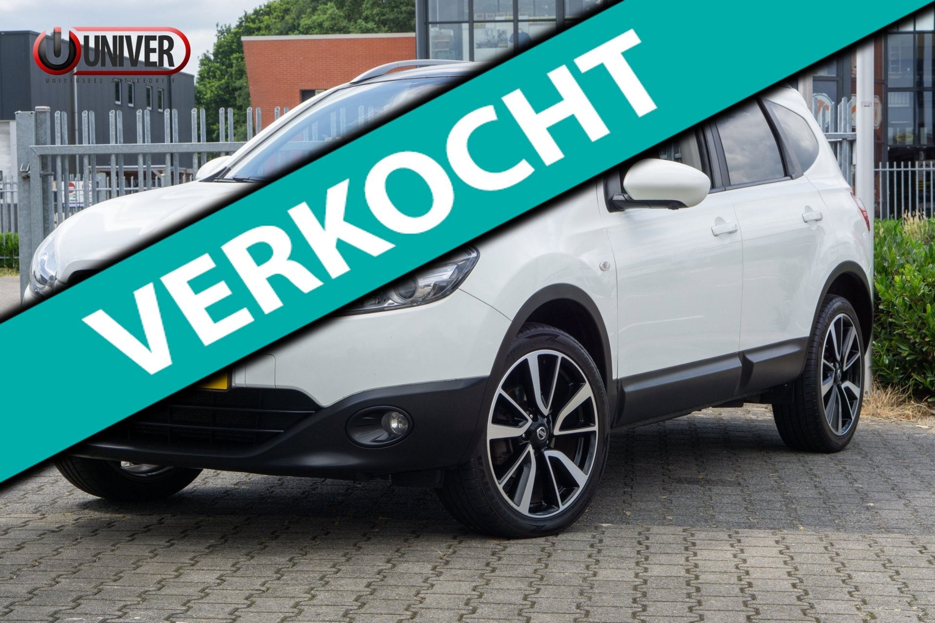 Nissan Qashqai +2 2.0 Optima 7Pers-PANO-NAVI-CAMERA, Auto's, Euro 5, Gebruikt, 7 stoelen, Wit