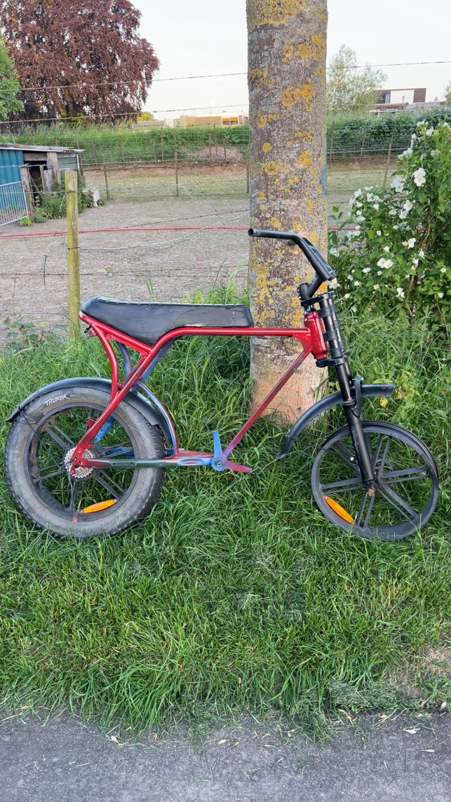 Fatbike v8 dubbel accu frame, 59 cm of meer, Ophalen of Verzenden, Zo goed als nieuw, Aluminium